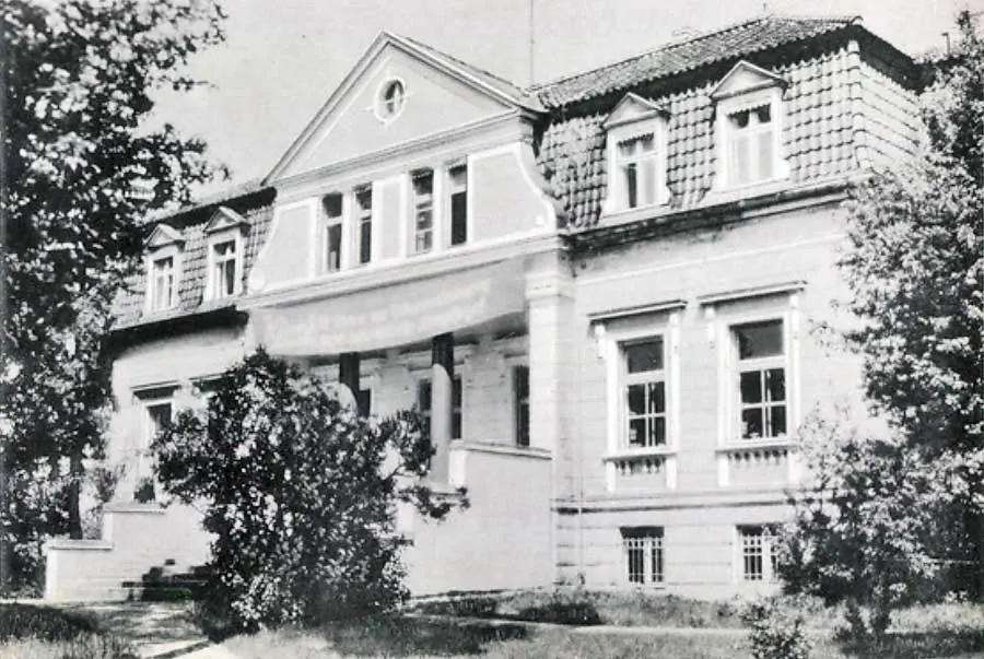 Landhaus Strausberg – Schwarz/weiß-Aufnahme vom Landhaus Strausberg